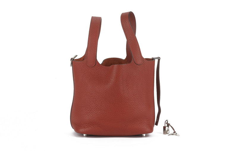 Hermès Brique Picotin 18 Lock Togo