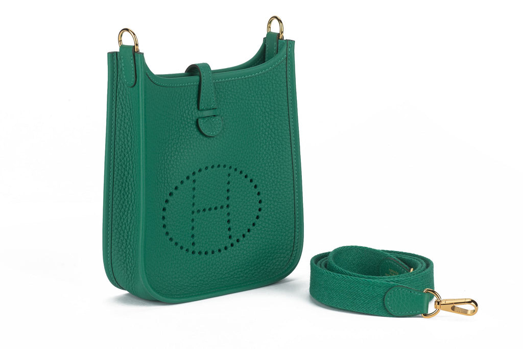 Hermès Mini Evelyne Bag Vert Vertigo New