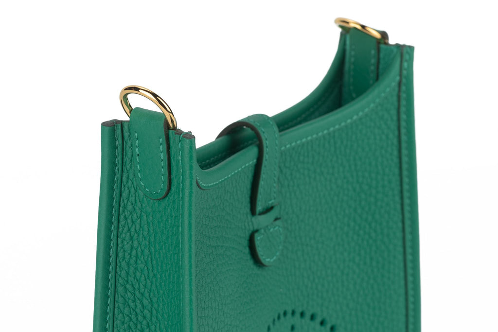 Hermès Mini Evelyne Bag Vert Vertigo New