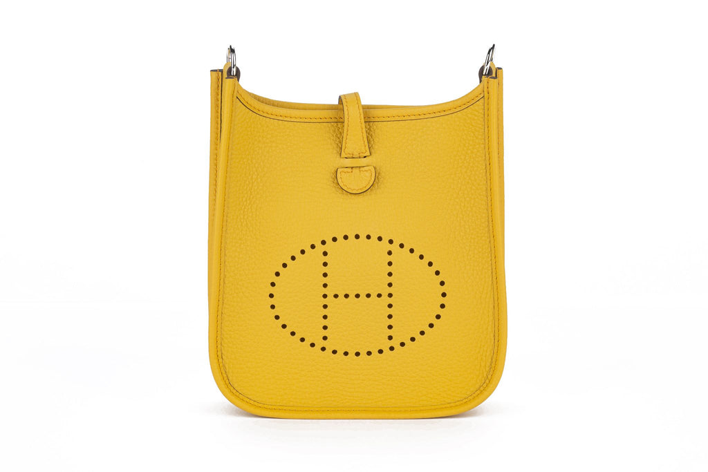 Hermès Mini Evelyne Bag Jaune Ambre NIB
