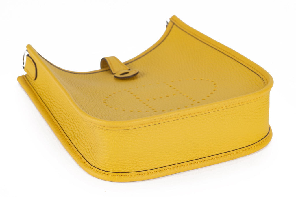 Hermès Mini Evelyne Bag Jaune Ambre NIB