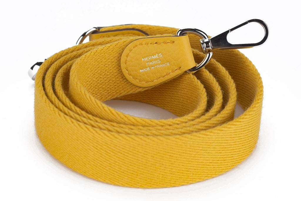 Hermès Mini Evelyne Bag Jaune Ambre NIB