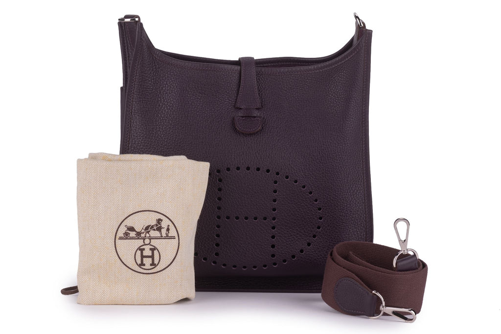 Hermès Medium Raisin Evelyne Poche 29