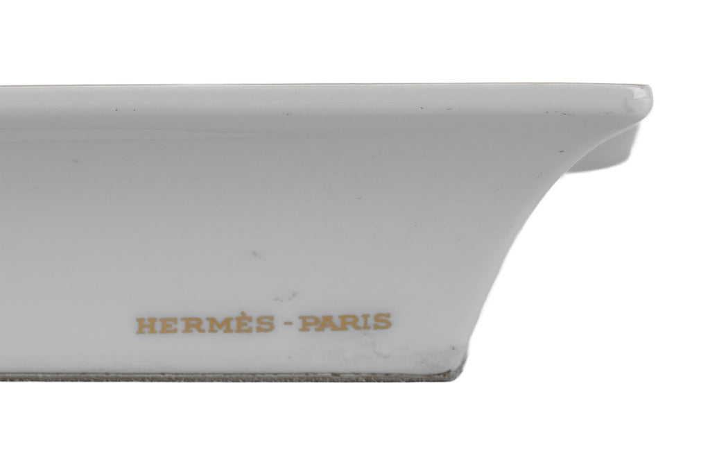 Hermès "Paris Cheval" Porcelain Ashtray