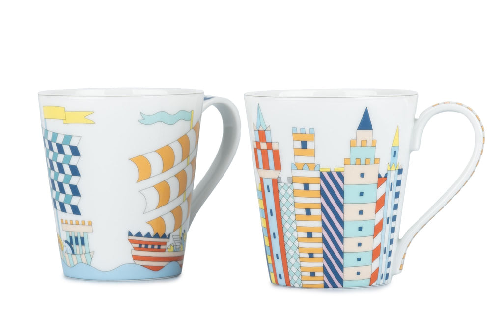 Hermès Two Mugs Chateau Épopée