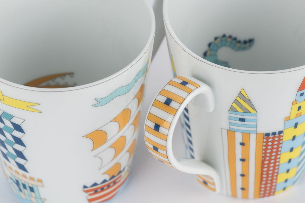 Hermès Two Mugs Chateau Épopée