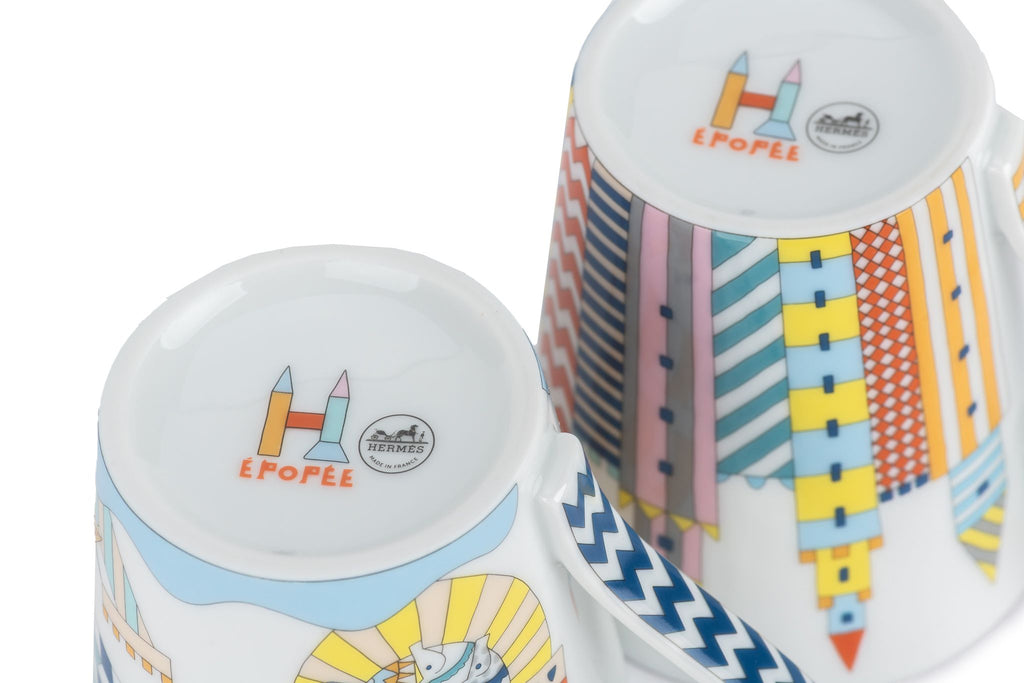 Hermès Two Mugs Chateau Épopée