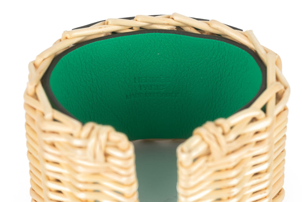 Hermès New Picnic Gaine Green Bracelet