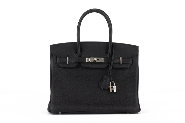 Hermès Birkin 30 Black Togo Palladium