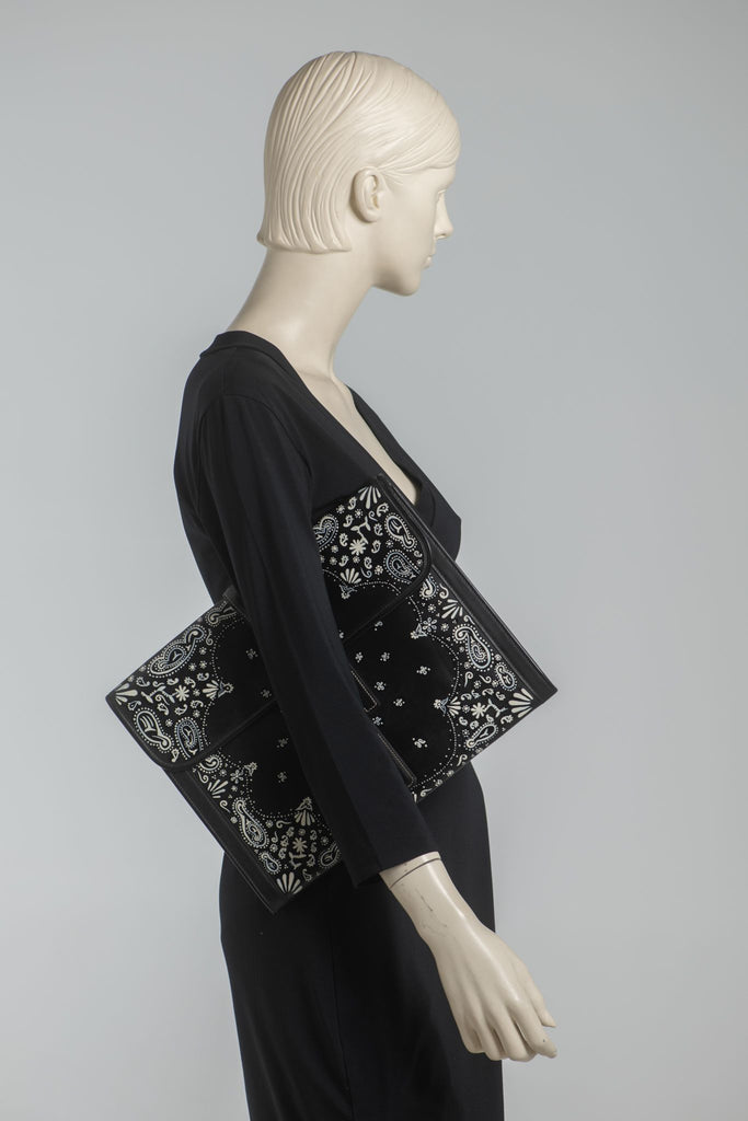 Hermès Black Box Jige Clutch Bandana Bag