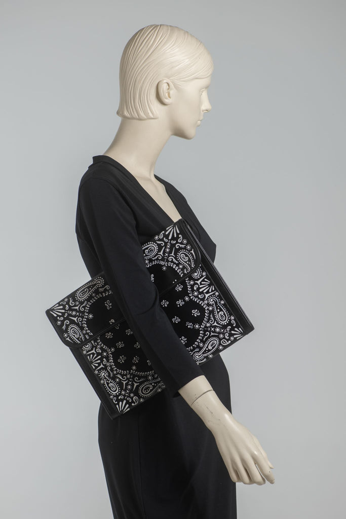 Hermès Black Box Jige Clutch Bandana Bag