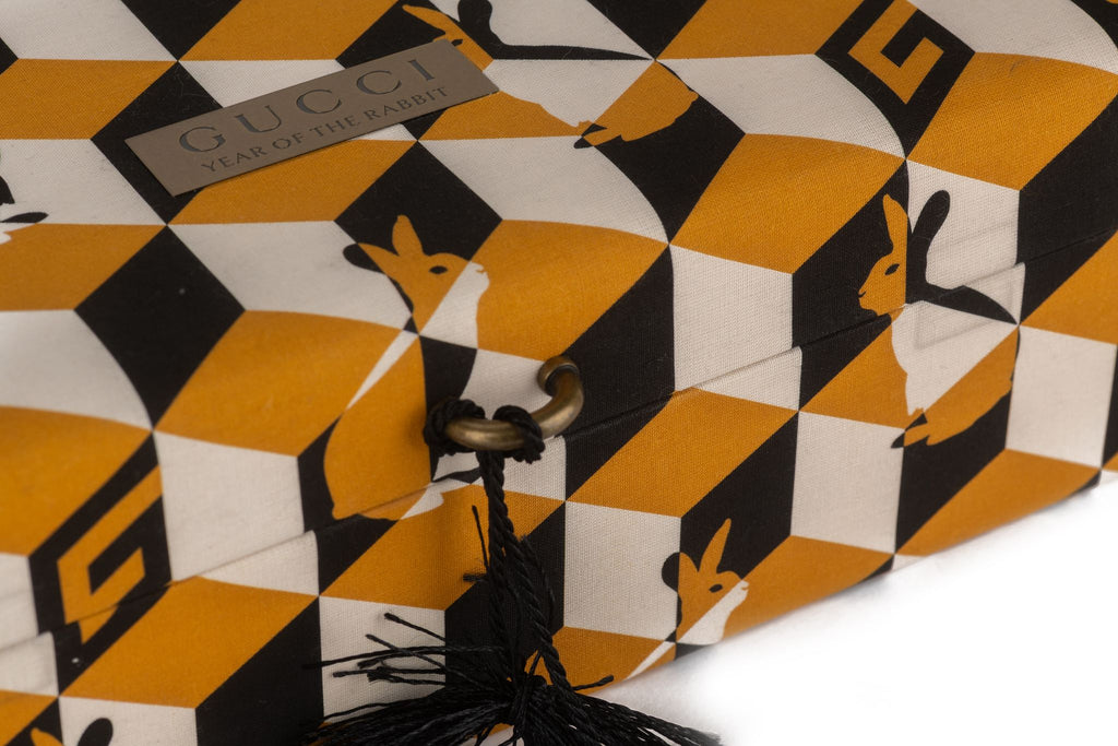 Gucci Red Rabbit Paperweight Jewelry Box