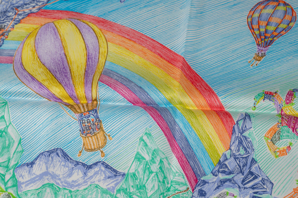 Hermès "Les Folies du Faubourg" Scarf NB