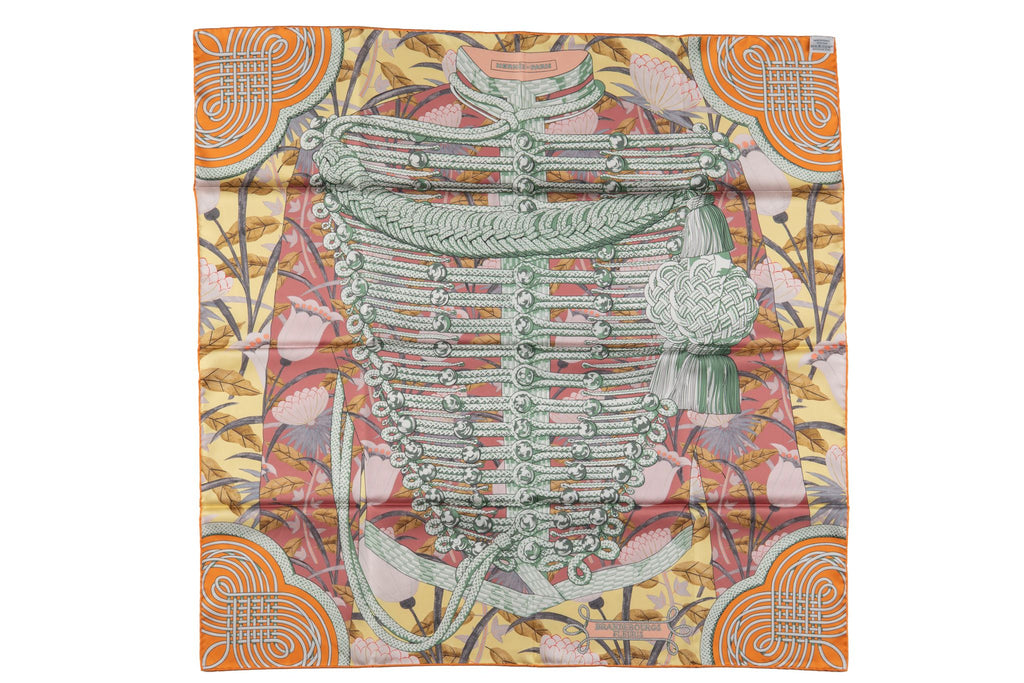 Hermès "Brandebourg" Fleuris Double Face