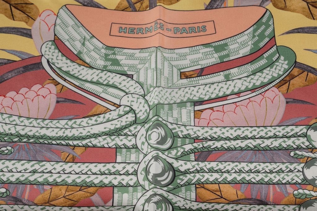 Hermès "Brandebourg" Fleuris Double Face