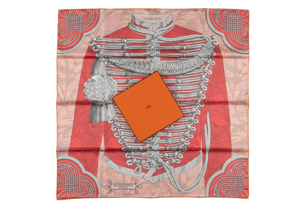 Hermès "Brandebourg" Fleuris Double Face