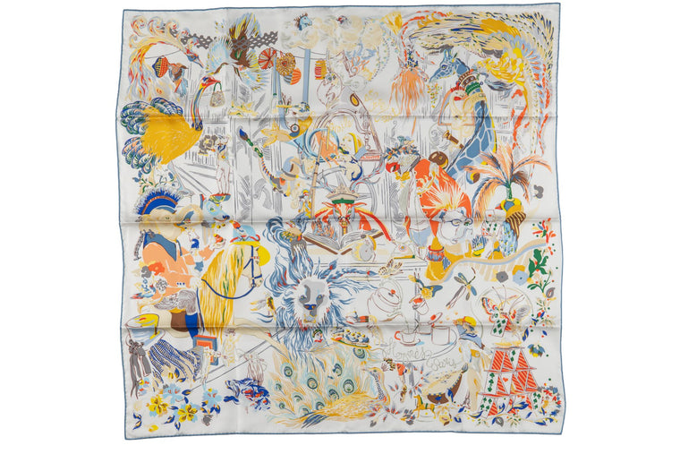 Hermès "Emile et Une Nuit" Silk Scarf NB