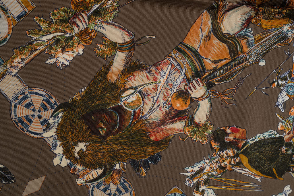 Hermès "Les Danses Des Indiens" Scarf