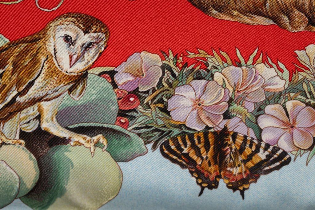 Hermès Faune et Flora du Texas Scarf