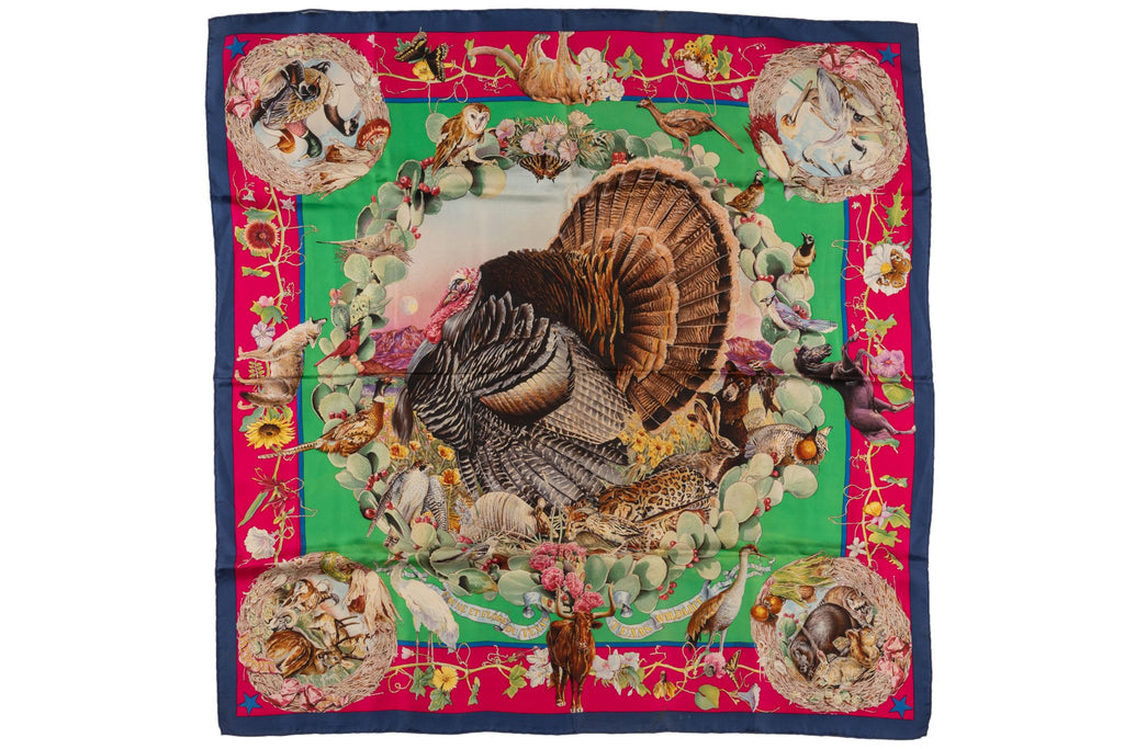 Hermès "Faune et Flore du Texas" Scarf