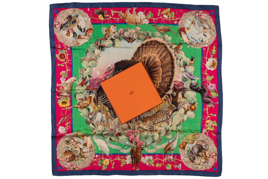 Hermès "Faune et Flore du Texas" Scarf