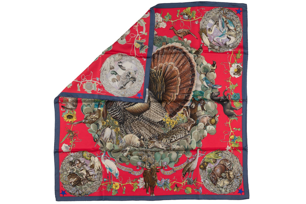 Hermès "Faune et Flore du Texas" Scarf