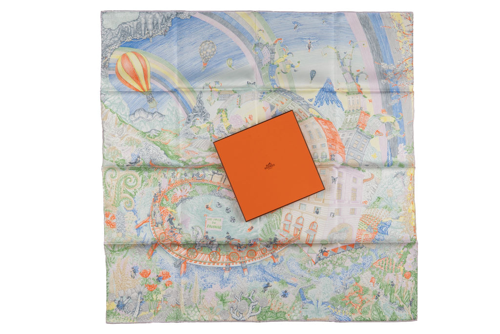 Hermès "Les Folies du Faubourg" Scarf NB