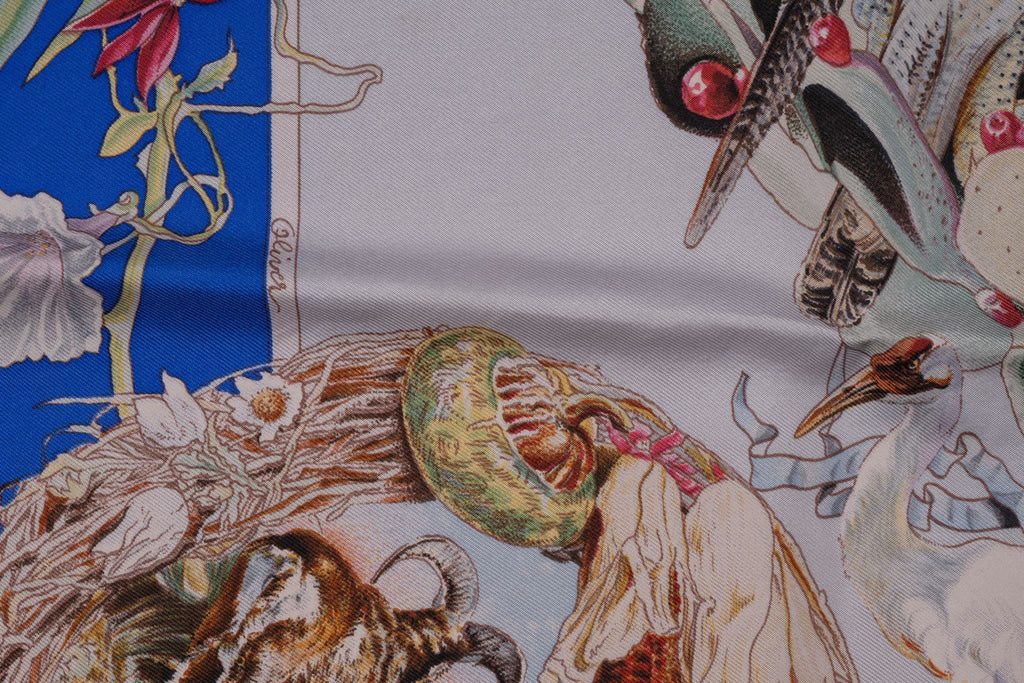 Hermès "Faune et Flore du Texas" Scarf