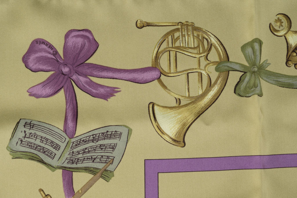 Hermès âœLa Danseâ� Rare Silk Scarf