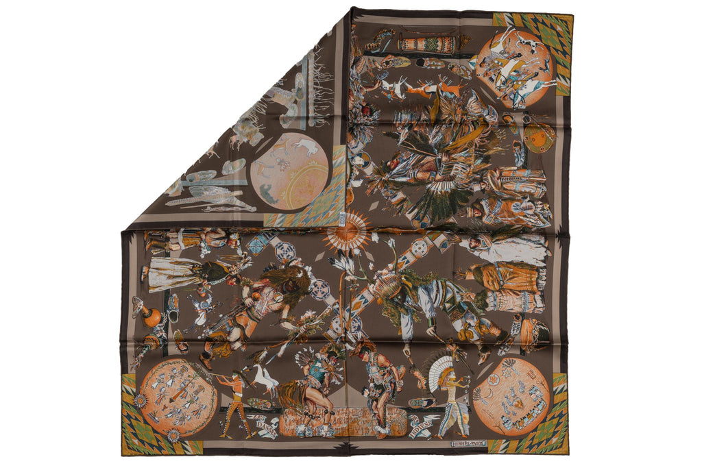 Hermès "Les Danses Des Indiens" Scarf