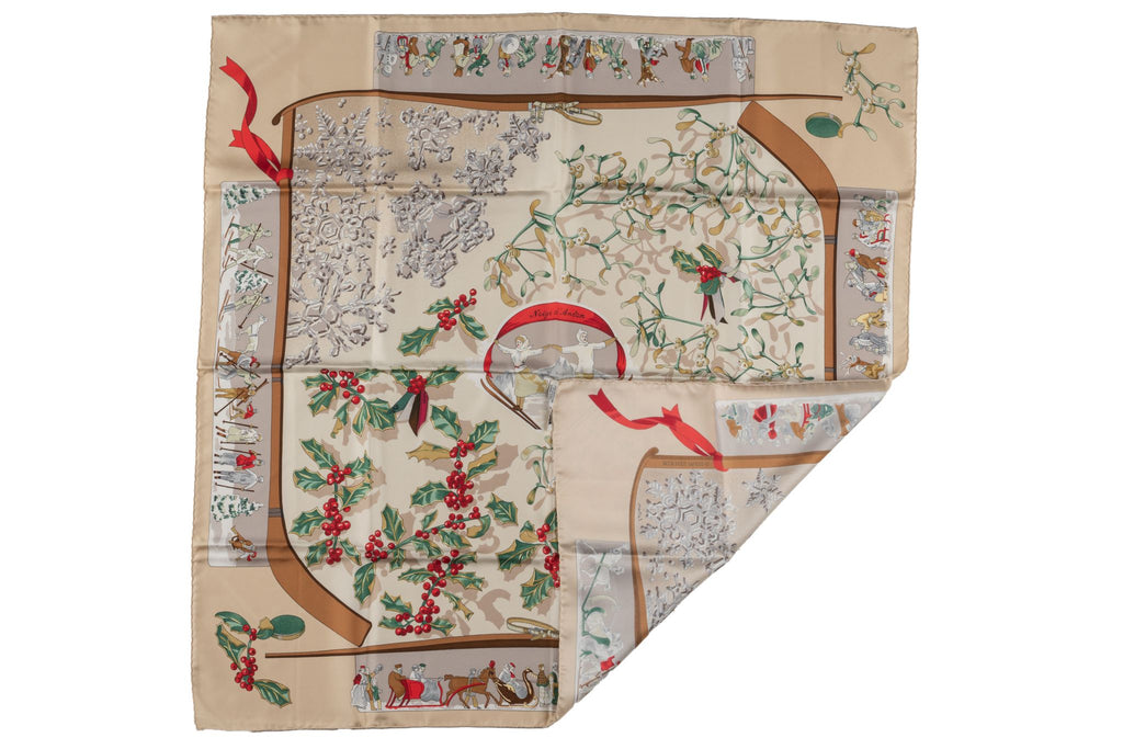 Hermès "Neige d' Antan" Silk Scarf