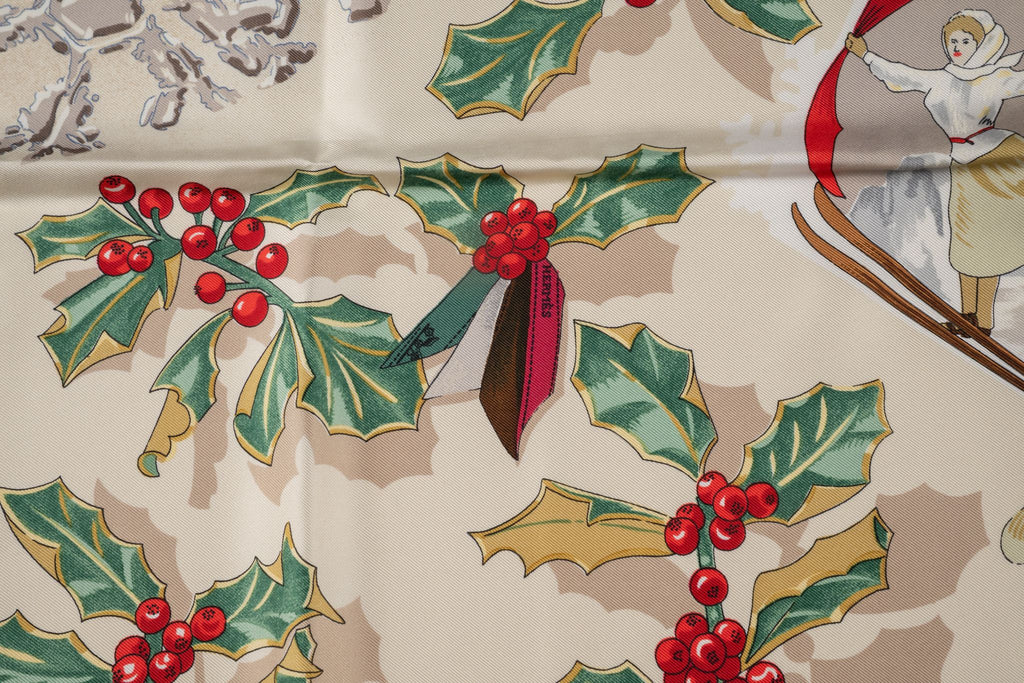 Hermès "Neige d' Antan" Silk Scarf