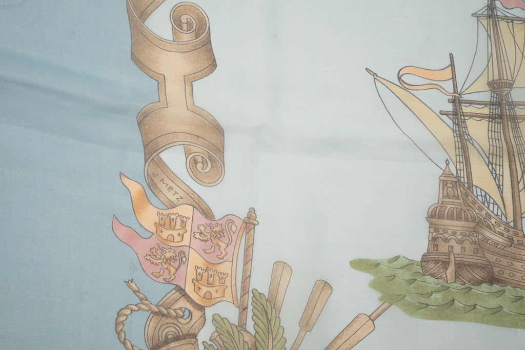 Hermès "Voiles De Lumiere" Silk Shawl