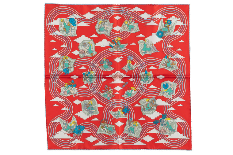 Hermès "Carres Volants" Silk Scarf 70