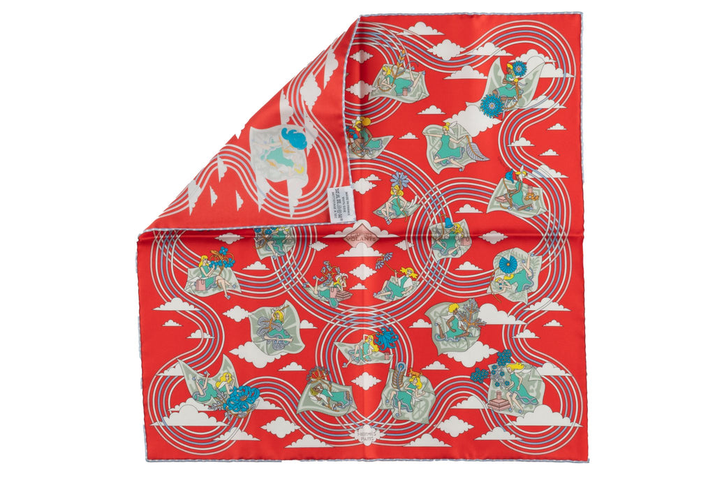 Hermès "Carres Volants" Silk Scarf 70