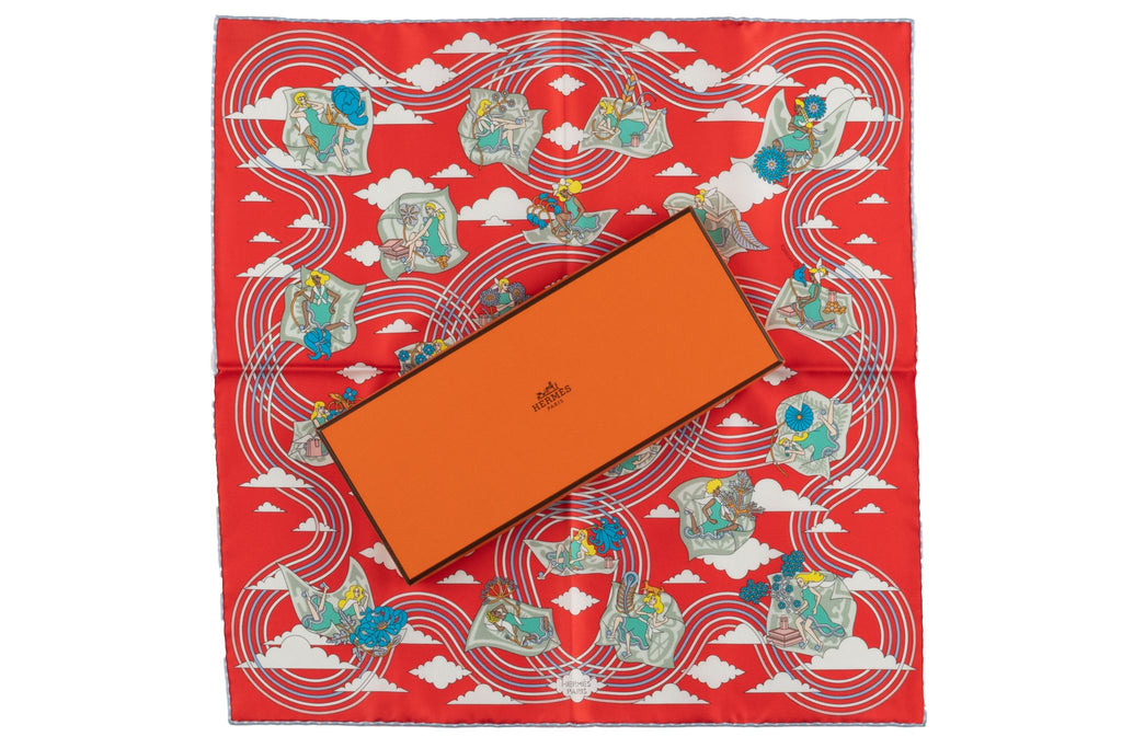 Hermès "Carres Volants" Silk Scarf 70