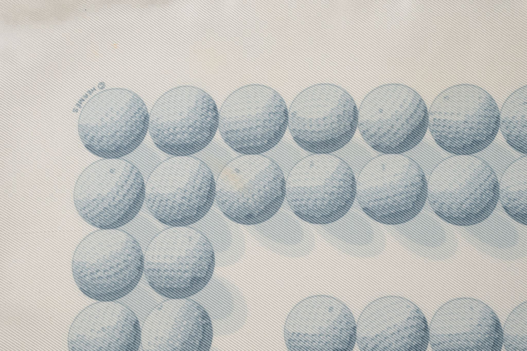 Hermès âœBalles de golfâ� Silk Scarf