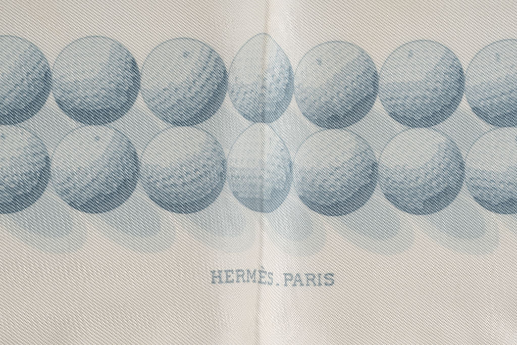 Hermès âœBalles de golfâ� Silk Scarf