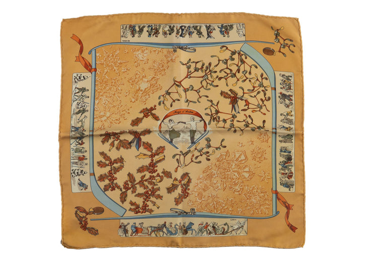 Hermès "Neige d'Antan" Silk Scarf
