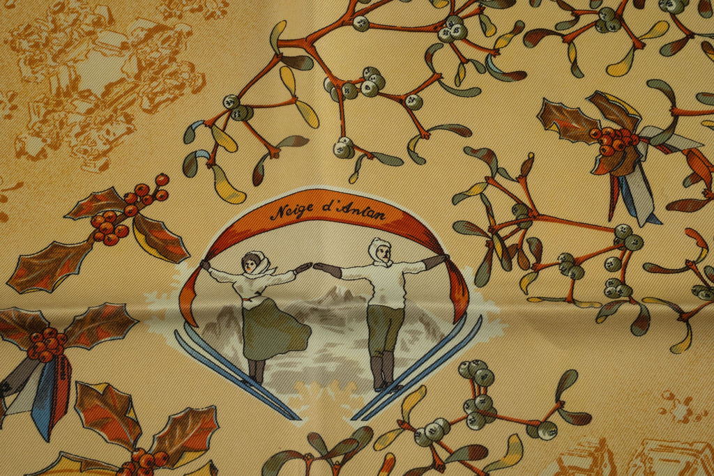 Hermès "Neige d'Antan" Silk Scarf