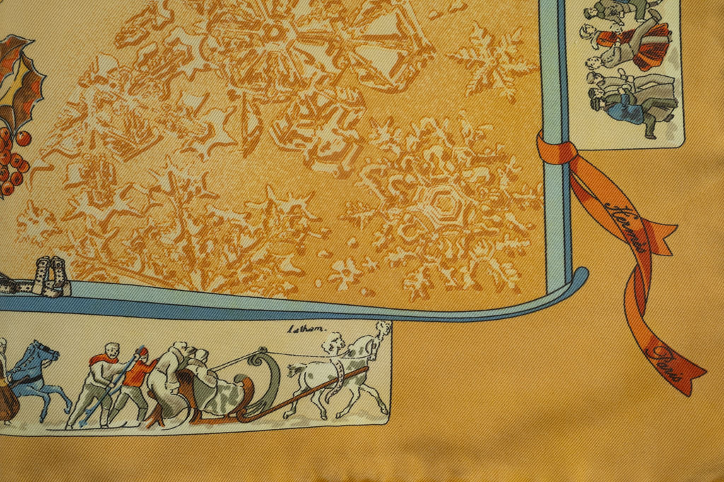 Hermès "Neige d'Antan" Silk Scarf