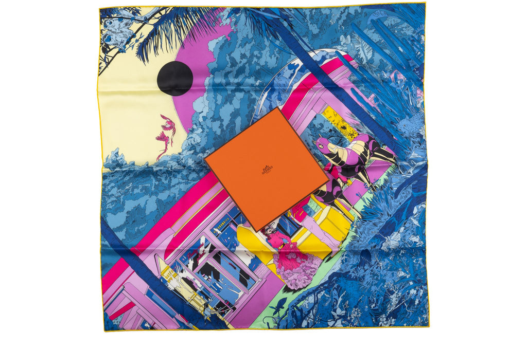 Hermès "Rendez-Vous Galant" Scarf 70 NB