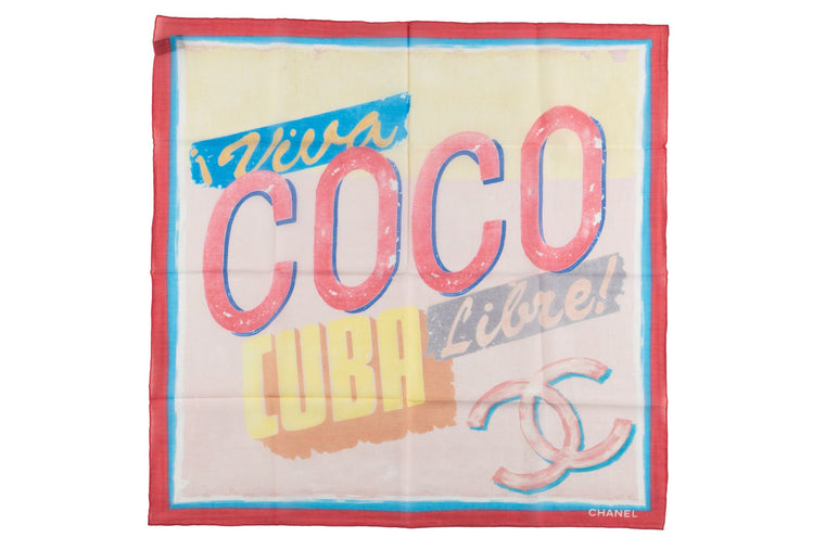 Chanel New Coco Cuba Cotton Scarf