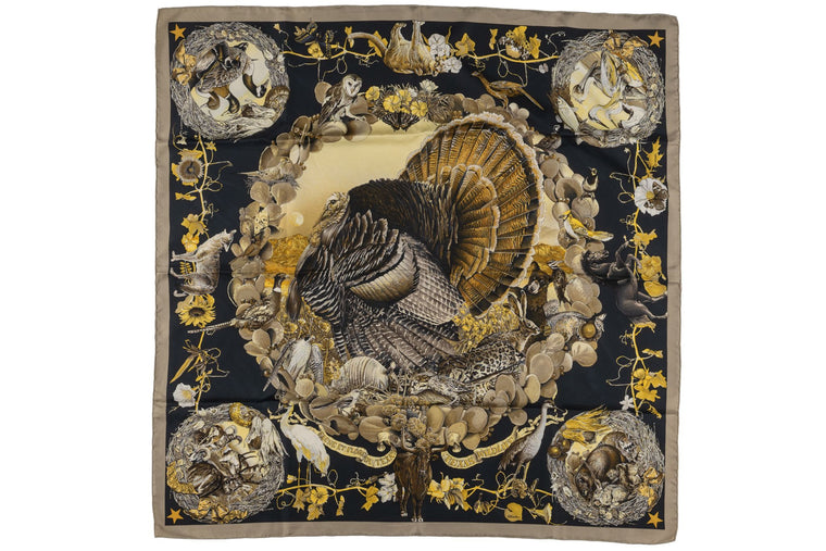 Hermès "Faune et Flore du Texas" Scarf