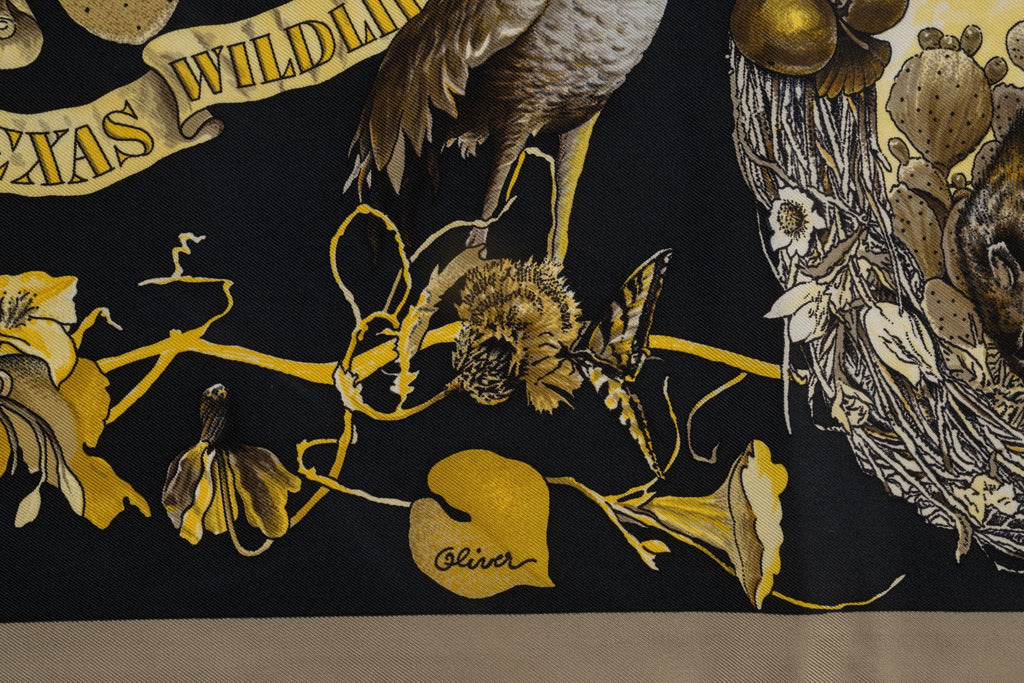 Hermès "Faune et Flore du Texas" Scarf