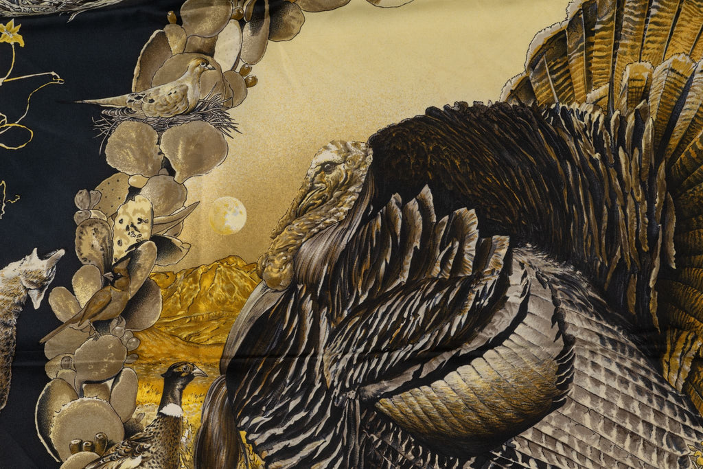 Hermès "Faune et Flore du Texas" Scarf