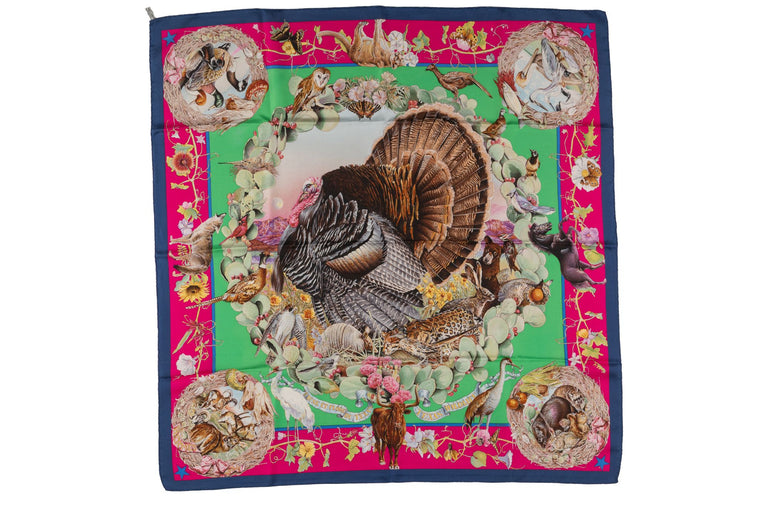 Hermès "Faune et Flore du Texas" Scarf