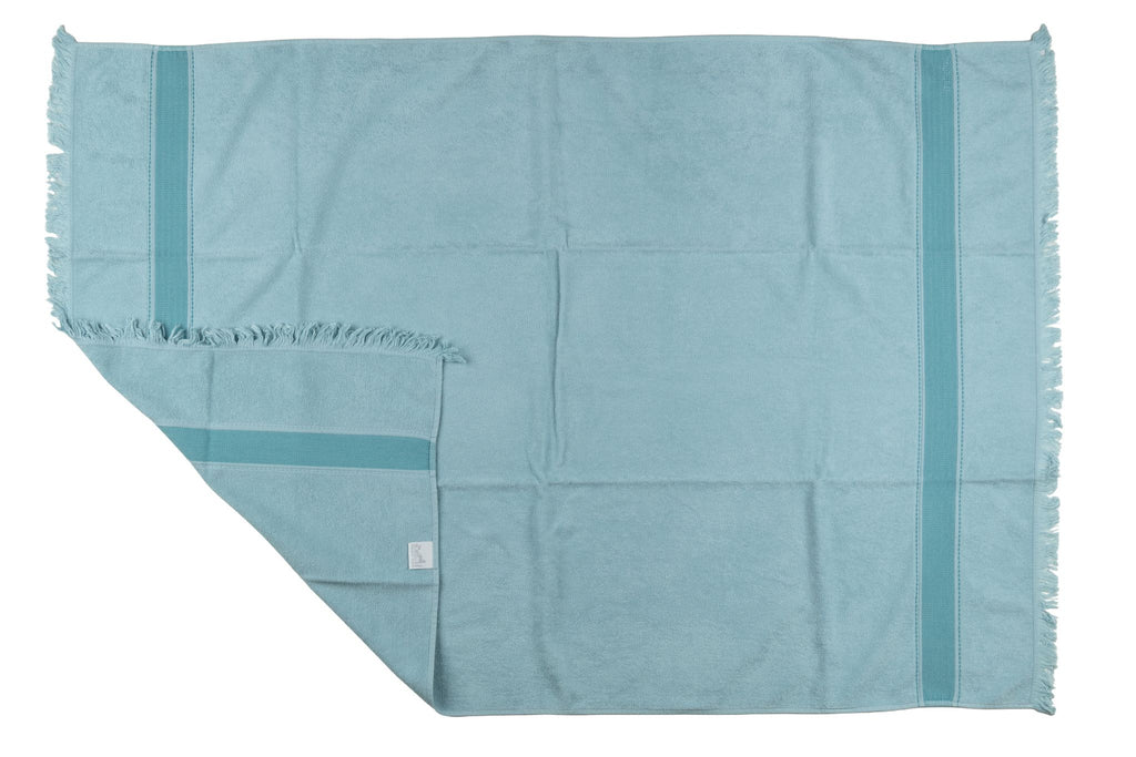 Hermès Set Of 2 Celeste Cotton Towels