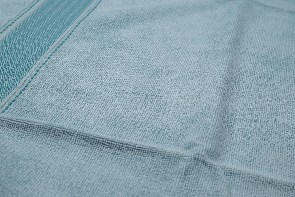 Hermès Set Of 2 Celeste Cotton Towels