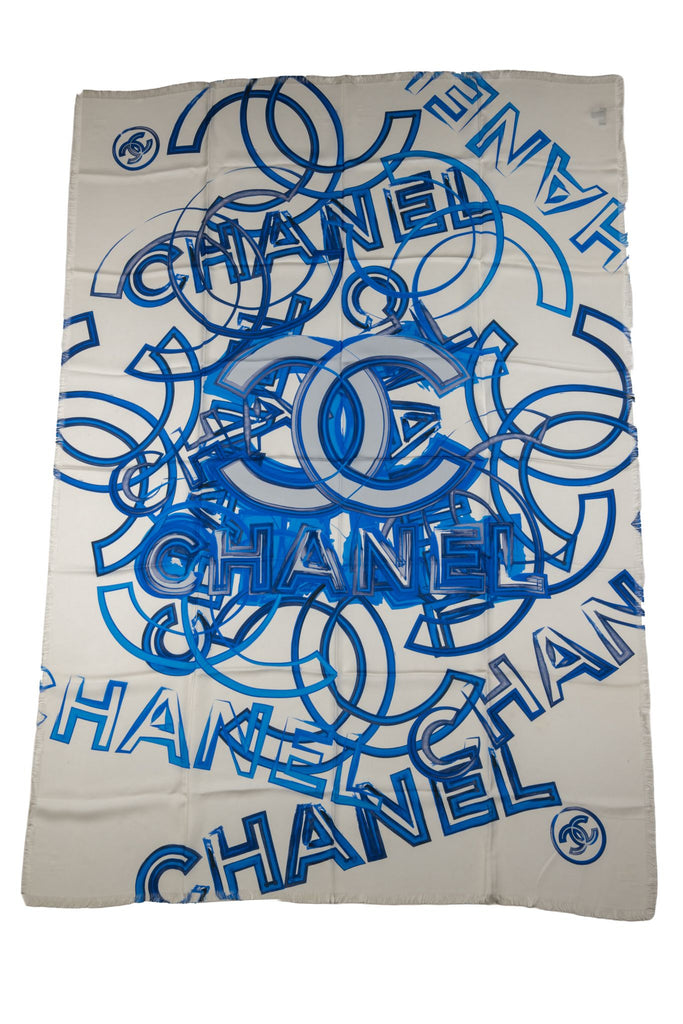 Chanel New Graffiti Silk Shawl